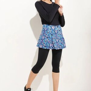 Dona Jo Love Skirted Capri, Elira print, Size L, NWT